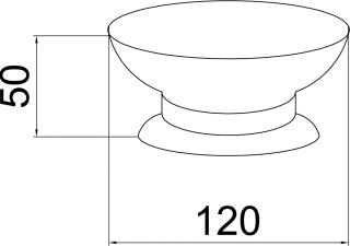 Мыльница Boheme Medici бронза 10611